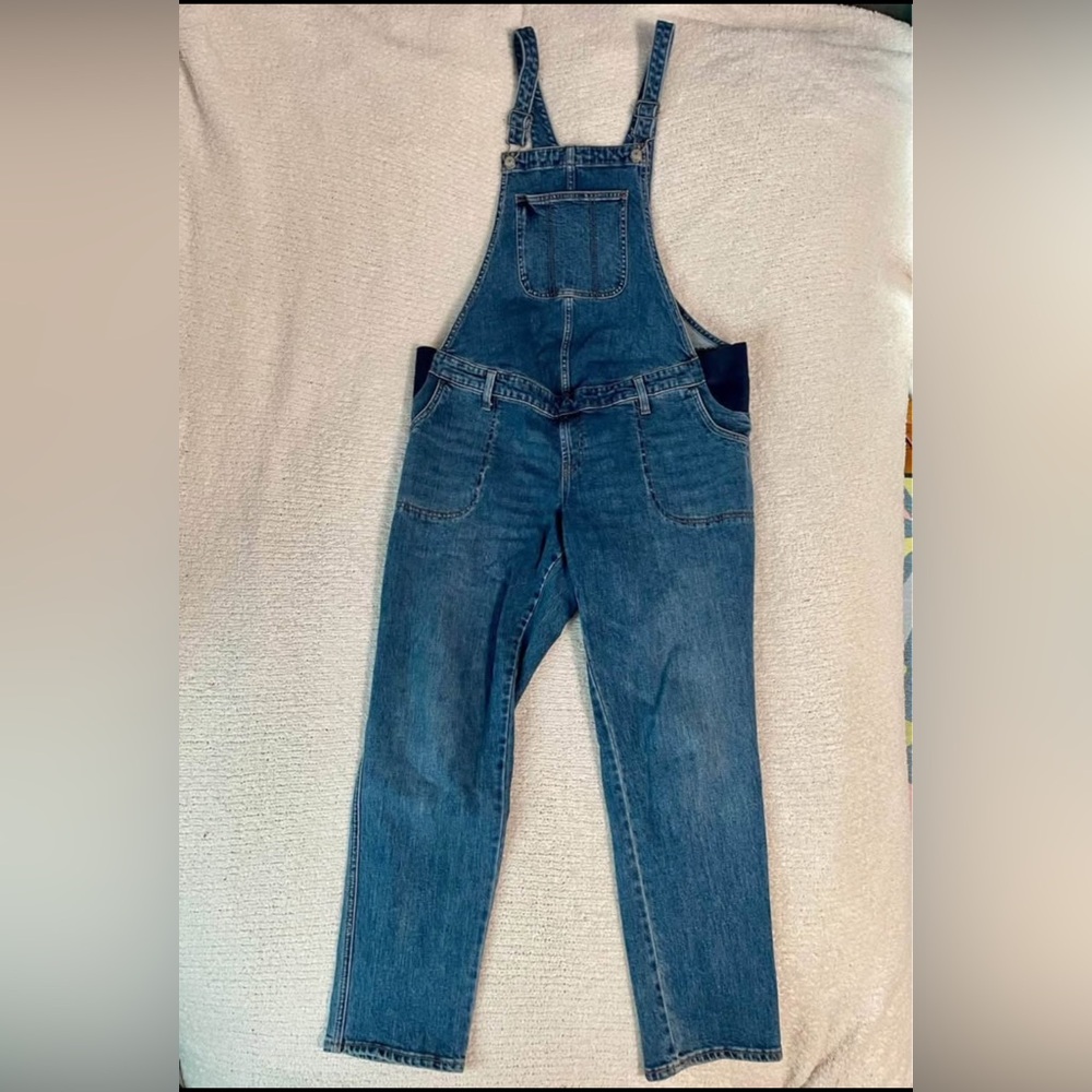 Maternity Old Navy Blue Denim Overalls